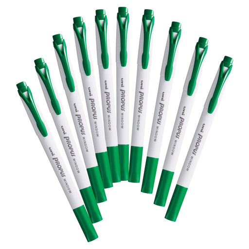 Mitsubishi Pencil Propass Window Green Marker 10 Pack Hako Pus103T.6-Kiichin - The #1 Place for Japanese Goods in Your Hand!