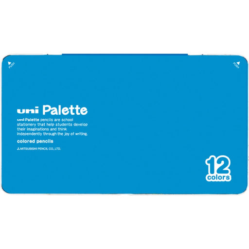 Mitsubishi Pencil K88012Cplt.8 Light Blue Colored Pencils 12 Colors for Elementary Students-Kiichin - The #1 Place for Japanese Goods in Your Hand!