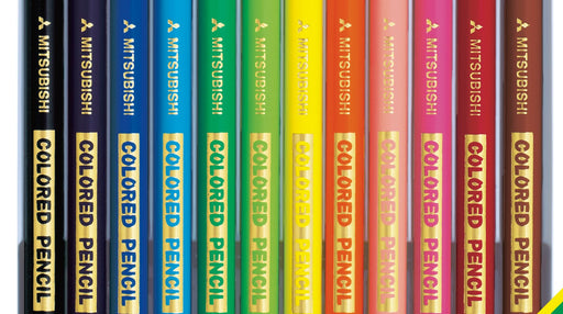 Mitsubishi Pencil Standard 12-Color Pencil Set Model 890 K89012Cs-Kiichin - The #1 Place for Japanese Goods in Your Hand!