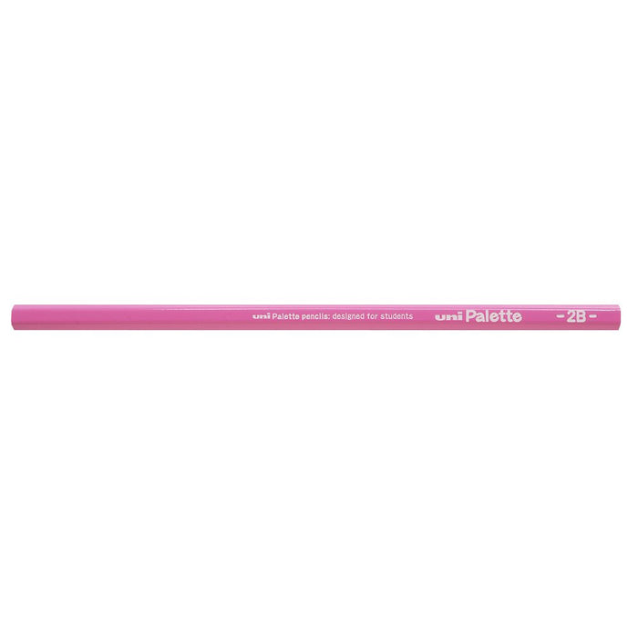 Mitsubishi Pencil Uni Palette 2B Drawing Pencils in Pastel Pink - Pack of 12-Kiichin - The #1 Place for Japanese Goods in Your Hand!