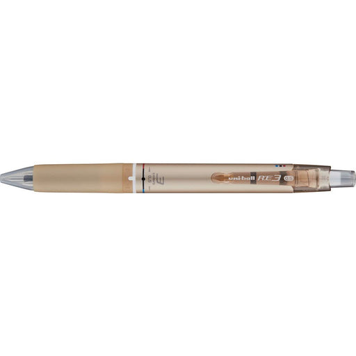 Mitsubishi Pencil Uniball Re3 Erasable 0.5mm Champagne Gold 3-Color Ballpoint Pen-Kiichin - The #1 Place for Japanese Goods in Your Hand!