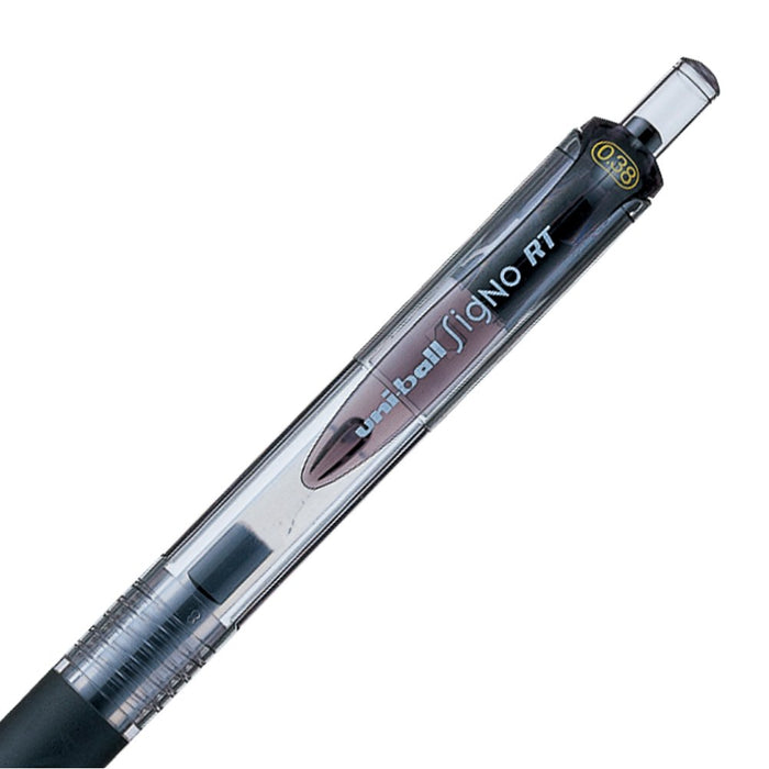 Mitsubishi Pencil Signo Rt Gel Ballpoint Pen Black 0.38mm 5 Pieces Pack-Kiichin - The #1 Place for Japanese Goods in Your Hand!