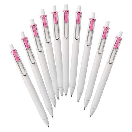 Mitsubishi Pencil Uniball One Gel Ballpoint Pen 0.38 Baby Pink 10-Pack-Kiichin - The #1 Place for Japanese Goods in Your Hand!