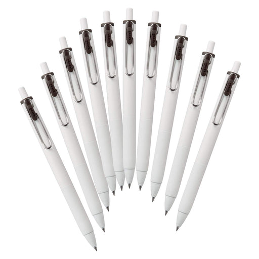 Mitsubishi Pencil Uniball One Gel Ballpoint Pen 0.38 Brown Black 10 Pieces Pack-Kiichin - The #1 Place for Japanese Goods in Your Hand!