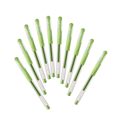 Mitsubishi Pencil Uniball Signo Gel Ballpoint Pen 0.38 Apple Green 10 Pieces-Kiichin - The #1 Place for Japanese Goods in Your Hand!