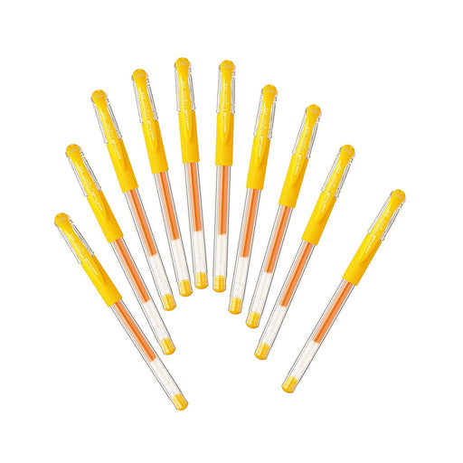 Mitsubishi Pencil Uniball Signo 0.38 Gel Pen 10 Pieces Golden Yellow-Kiichin - The #1 Place for Japanese Goods in Your Hand!