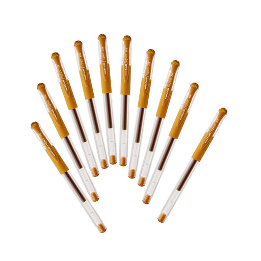 Mitsubishi Pencil Uniball Signo Gel Ballpoint Pen 0.38 Khaki 10-Piece Set-Kiichin - The #1 Place for Japanese Goods in Your Hand!