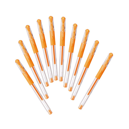 Mitsubishi Pencil Uniball Signo Gel Ballpoint Orange Pen 0.38 Pack of 10-Kiichin - The #1 Place for Japanese Goods in Your Hand!