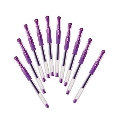 Mitsubishi Pencil Uniball Signo 0.38 Gel Ballpoint Pen 10 Piece Set Purple-Kiichin - The #1 Place for Japanese Goods in Your Hand!