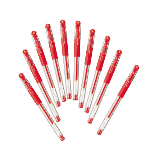 Mitsubishi Pencil Uniball Signo Gel Ballpoint Pen 0.38 Red Pack of 10-Kiichin - The #1 Place for Japanese Goods in Your Hand!