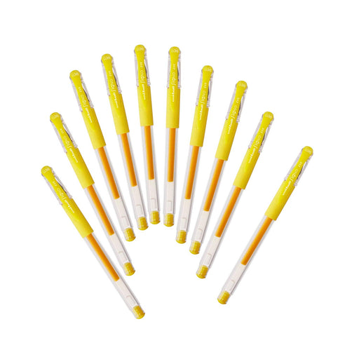 Mitsubishi Pencil Uniball Signo Gel Ballpoint Pen 0.38 Yellow 10 Pieces-Kiichin - The #1 Place for Japanese Goods in Your Hand!