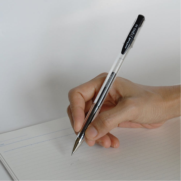Mitsubishi Pencil Signo Gel Ink Ballpoint Pen 0.5 Black 5 Pack-Kiichin - The #1 Place for Japanese Goods in Your Hand!