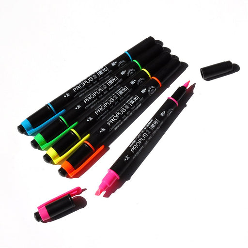 Mitsubishi Pencil Propass 2 Highlighter - Set of 5 Colors Pus101Tn5C-Kiichin - The #1 Place for Japanese Goods in Your Hand!
