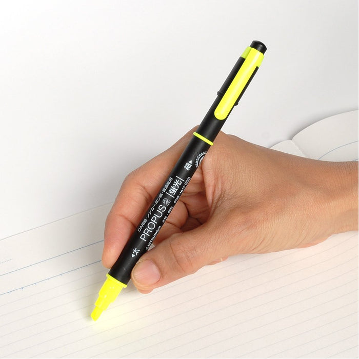 Mitsubishi Pencil Propass 2 Highlighter - Set of 5 Colors Pus101Tn5C-Kiichin - The #1 Place for Japanese Goods in Your Hand!