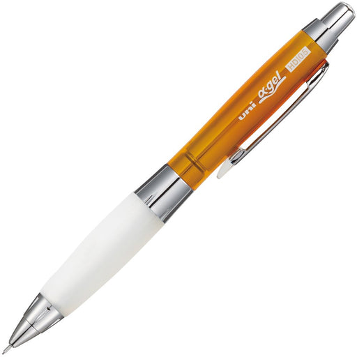 Mitsubishi Pencil Uni Alpha Gel 0.5 Mechanical Pencil - Chrome Orange Hard-Kiichin - The #1 Place for Japanese Goods in Your Hand!