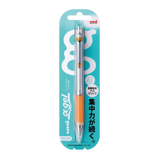 Mitsubishi Pencil Uni Alpha Gel Slim Mechanical 0.5 Orange M5807Gg1P.4-Kiichin - The #1 Place for Japanese Goods in Your Hand!