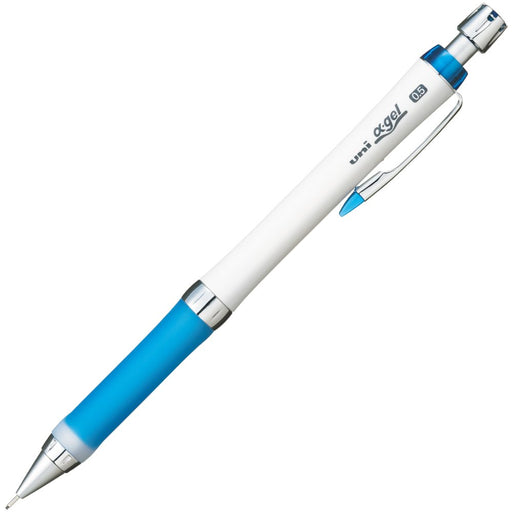Mitsubishi Pencil Uni Alpha Gel Slim Mechanical Pencil 0.5 White Blue M5807Gg1Pw.33-Kiichin - The #1 Place for Japanese Goods in Your Hand!