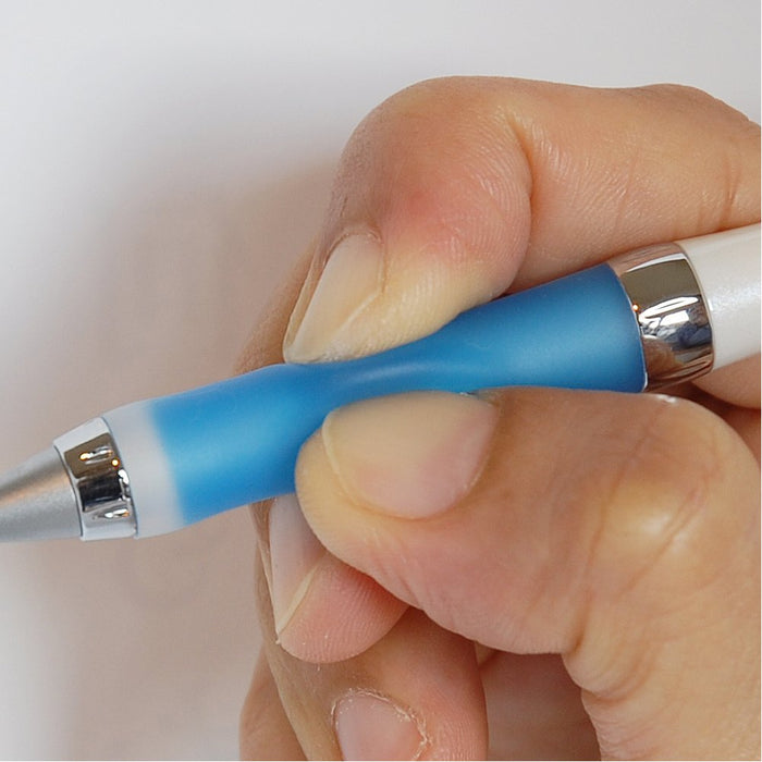 Mitsubishi Pencil Uni Alpha Gel Slim Mechanical Pencil 0.5 White Blue M5807Gg1Pw.33-Kiichin - The #1 Place for Japanese Goods in Your Hand!