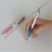 Mitsubishi Pencil Uni Alpha Gel Slim Mechanical Pencil 0.5mm White Pink-Kiichin - The #1 Place for Japanese Goods in Your Hand!