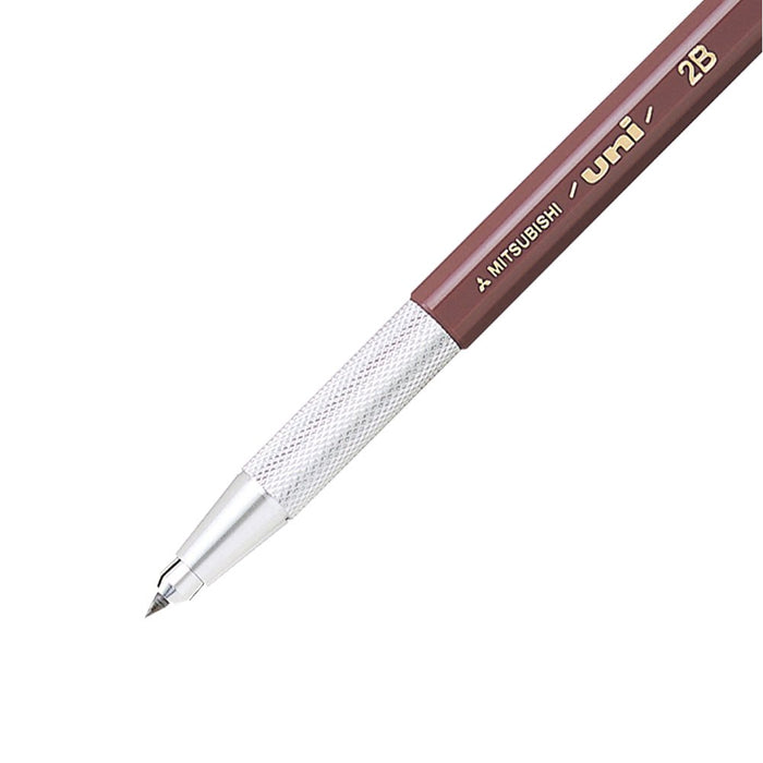 Mitsubishi Pencil Uni Holder 2B Mechanical Pencil - Architectural Orange Mh5002B-Kiichin - The #1 Place for Japanese Goods in Your Hand!