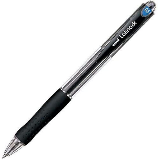 Mitsubishi Pencil Raku Knock Oil-Based Ballpoint Pen Black 24 Pack-Kiichin - The #1 Place for Japanese Goods in Your Hand!