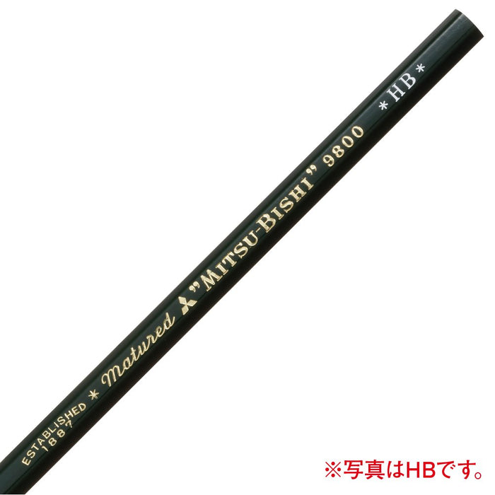 Mitsubishi Pencil K9800B - Premium Quality B-Grade Pencils Pack of 12-Kiichin - The #1 Place for Japanese Goods in Your Hand!