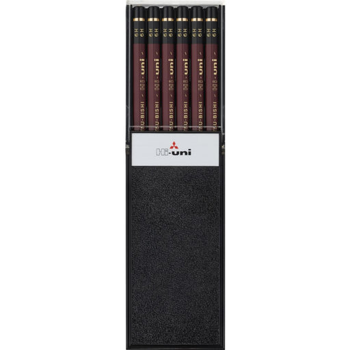 Mitsubishi Pencil High Uni 6H - Pack of 12 Premium Quality Pencils-Kiichin - The #1 Place for Japanese Goods in Your Hand!