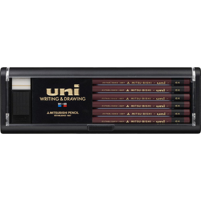 Mitsubishi Pencil Uni 6H - Durable High-Quality Dozen Pack-Kiichin - The #1 Place for Japanese Goods in Your Hand!