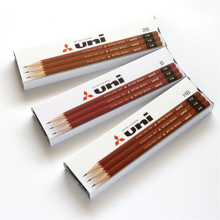 Mitsubishi Pencil Uni KB Pack of 12 in Paper Box-Kiichin - The #1 Place for Japanese Goods in Your Hand!