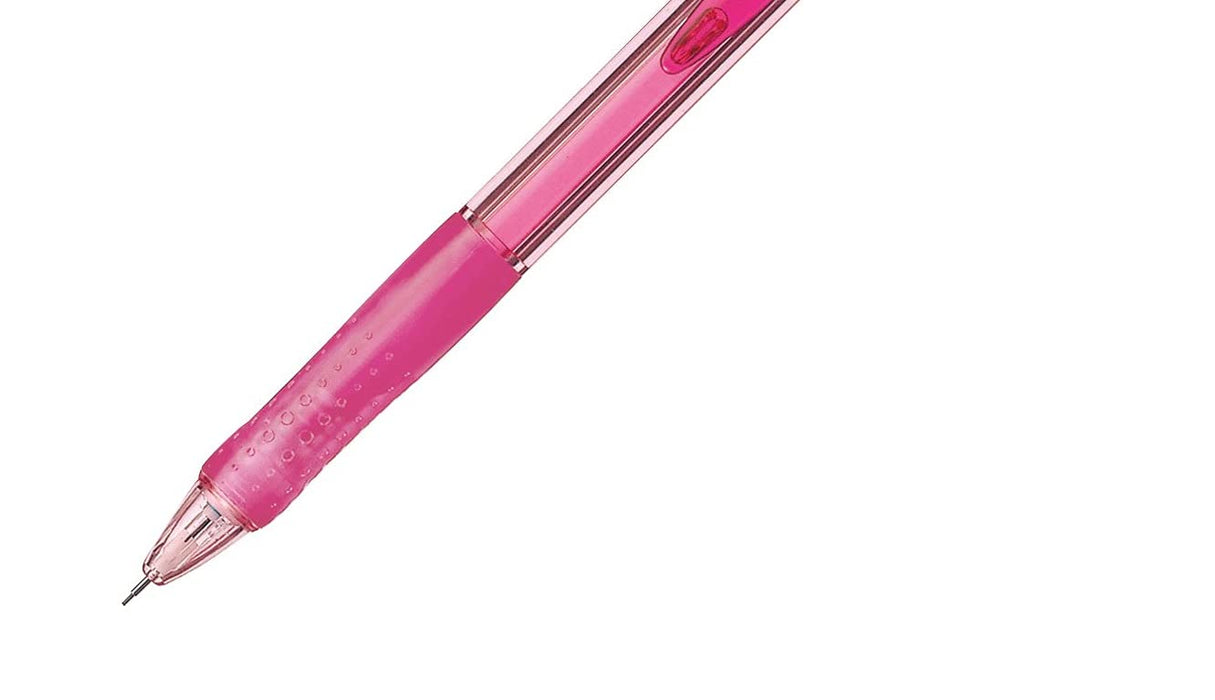 Mitsubishi Pencil Sharp Berisha Raku M5-100 Transparent Pink T13-Kiichin - The #1 Place for Japanese Goods in Your Hand!