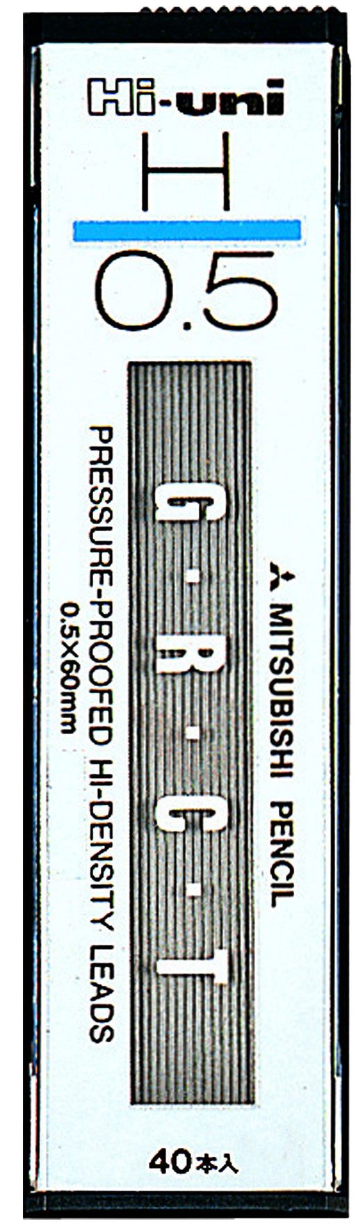 Mitsubishi Pencil Uni 0.5 H High Quality Sharp Lead Pack of 10 Pieces-Kiichin - The #1 Place for Japanese Goods in Your Hand!