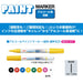 Mitsubishi Pencil Uni Fine Point Blue Alcohol Paint Marker Pack of 10-Kiichin - The #1 Place for Japanese Goods in Your Hand!