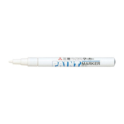 Mitsubishi Pencil Uni Fine Point White Paint Marker Round Lead 1 Piece Px21.1-Kiichin - The #1 Place for Japanese Goods in Your Hand!