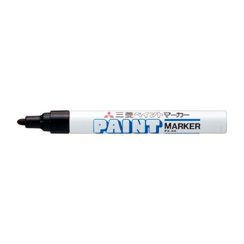 Mitsubishi Pencil Uni Medium Round Core Black Paint Marker - 1 Pc-Kiichin - The #1 Place for Japanese Goods in Your Hand!