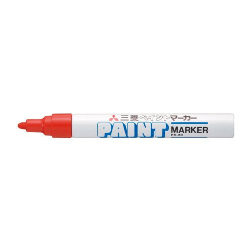 Mitsubishi Pencil Uni Paint Medium Red Marker with Round Core - 1 Pc-Kiichin - The #1 Place for Japanese Goods in Your Hand!