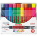 Mitsubishi Pencil Plocky Twin Water-Based Pen Set 18 Colors PM150TR18CN-Kiichin - The #1 Place for Japanese Goods in Your Hand!