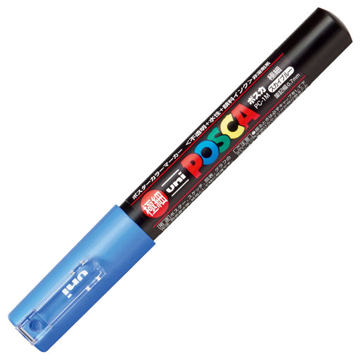 Mitsubishi Pencil Sky Blue Posca Water-Based Pen Extra Fine Pc1M.48 10 Pack-Kiichin - The #1 Place for Japanese Goods in Your Hand!