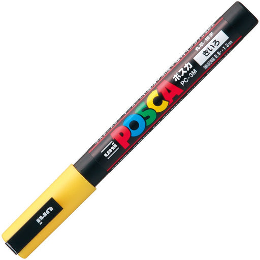 Mitsubishi Pencil Water-Based Fine Point Posca Pen Yellow Pc3M.2 10 Pieces Pack-Kiichin - The #1 Place for Japanese Goods in Your Hand!