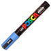 Mitsubishi Pencil Sky Blue Medium Point Water-Based Posca Pen Round Core PC5M.48 10 Pack-Kiichin - The #1 Place for Japanese Goods in Your Hand!