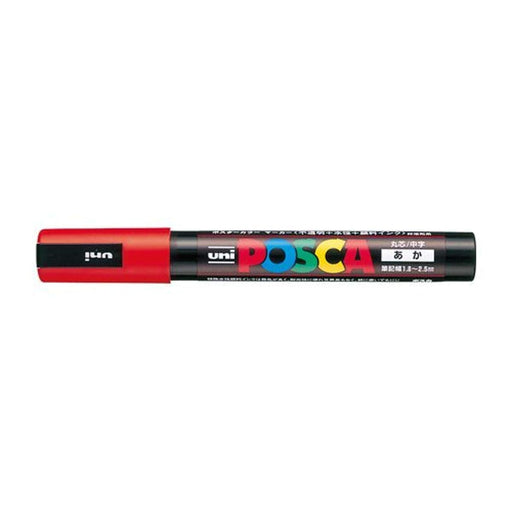 Mitsubishi Pencil Posca Medium Point Water-Based Red Pen Pc5M.15-Kiichin - The #1 Place for Japanese Goods in Your Hand!