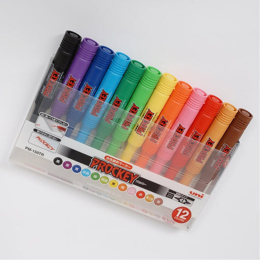 Mitsubishi Pencil Procky Twin - 12 Water-Based Pen Colors Set PM150TR12CN-Kiichin - The #1 Place for Japanese Goods in Your Hand!
