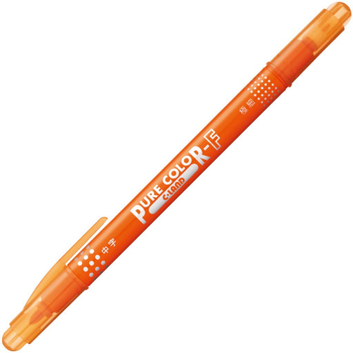 Mitsubishi Pencil Pure Color F Orange Water-Based Pen 10 Pieces-Kiichin - The #1 Place for Japanese Goods in Your Hand!