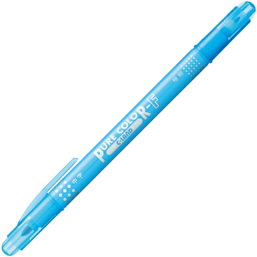 Mitsubishi Pencil Pure Color F Sky Blue Water-Based Pens 10 Pieces-Kiichin - The #1 Place for Japanese Goods in Your Hand!
