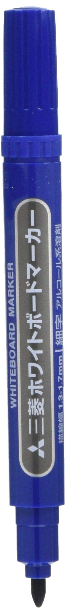Mitsubishi Pencil Whiteboard Fine Point Marker Blue Round Core Pack of 10-Kiichin - The #1 Place for Japanese Goods in Your Hand!