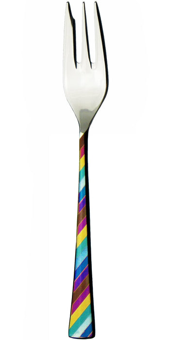 Nagao Niji Cake Fork 13.5cm Stainless Steel Multi-Color Japan Made-Kiichin - The #1 Place for Japanese Goods in Your Hand!