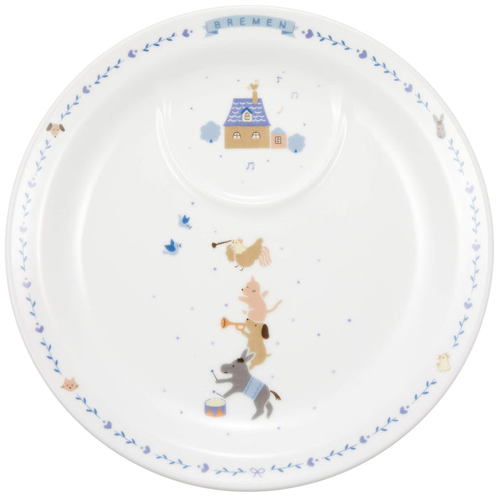 Narumi Bremen Blue 4-Piece Children's Dinnerware Set - Baby Safe & Durable