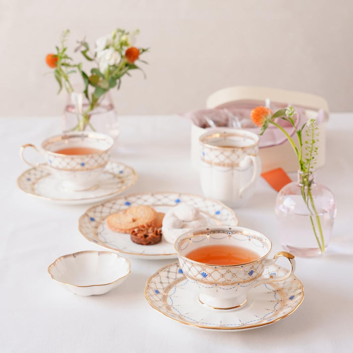 Narumi Prima Donna Elegant 19cm Gold Cake Plate Made in Japan Gift Boxed