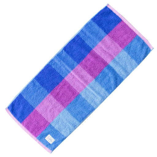 Nissen Chamber of Commerce Avoca Blue Face Towel Ac-1236_B 100% Cotton-Kiichin - The #1 Place for Japanese Goods in Your Hand!