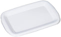 Noda Horo Japan-Made Enamel Lid for Rectangle Deep M - White Series-Kiichin - The #1 Place for Japanese Goods in Your Hand!