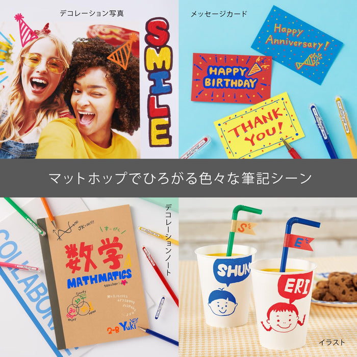 Pentel 10-Pack Matte Hop Ivory White Color Ballpoint Pens K110-Vh-Kiichin - The #1 Place for Japanese Goods in Your Hand!